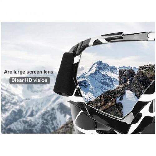 mascara Motorcycle Goggles Winter Fleece Warm Full Face