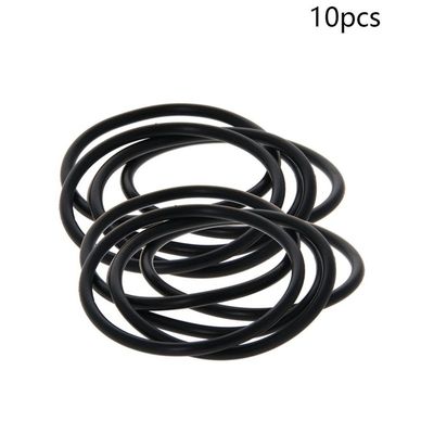10pcs Nitrile Rubber Oil Sealing Rings 2.4mm Thickness Black