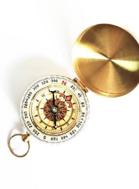 Compasses High Quality Camping Hiking Brass Gold Compass