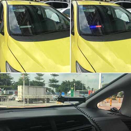 8 LED Car Truck Emergency Flasher Sun visor LED Strobe Warni
