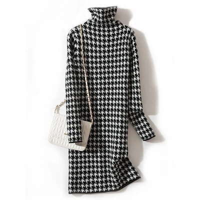 dress large size2021 autumn and winter new Korean version of