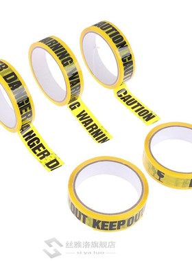 *Hot sale 1Roll Warning Tape Danger Caution Fragile Barrier