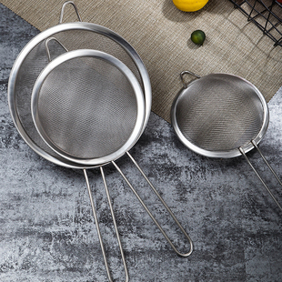 Strainer Flour Sieve Oil Strainer colander Stainless Steel K