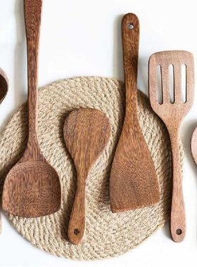 1pcs Wood Kitchenware Cooking Utensils Nonstick Cookware