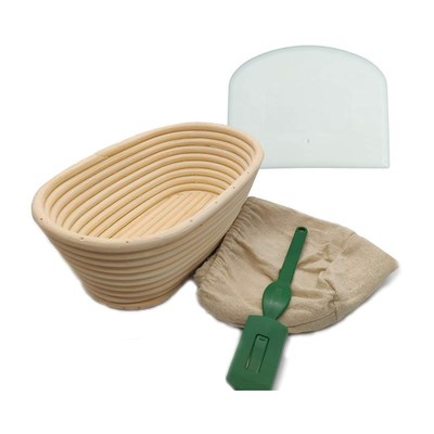 25cm 10 inch Oval Bread Proofing Basket Sourdough Proving Li