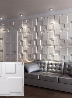 50x50cm 3D wall panel Simple abstraction concave Art wall st