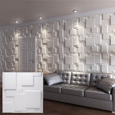 50x50cm 3D wall panel Simple abstraction concave Art wall st