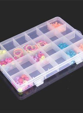Transparent 24 Grid Storage Box Organizer Case Caja