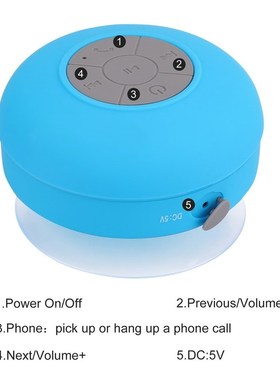 Portable Bluetooth Speaker Wireless Waterproof Shower Speake