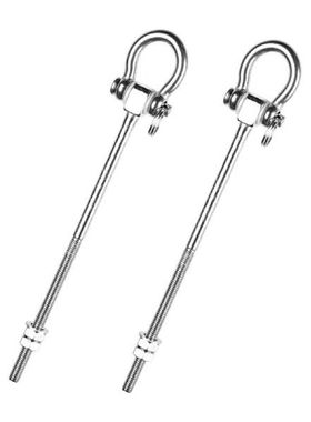 2Pcs Stainless Steel Swing Hangers Antirust Screw Bracket