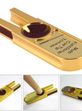 U Shape Billiards Pool Snooker Cue Tip Scuffer Trimmers