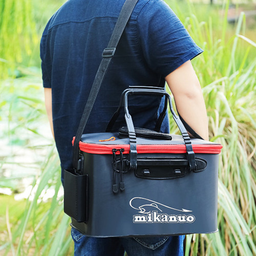 Portable Collapsible Fishing Bucket Live Fish EVA Box