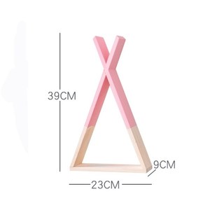 Sriangle Storage Kids Baby Wooden Storage Book Shelf Home Ro