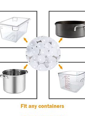Sous Vide Cooking Balls BPA Free 20mm 250 Balls with Mesh Dr