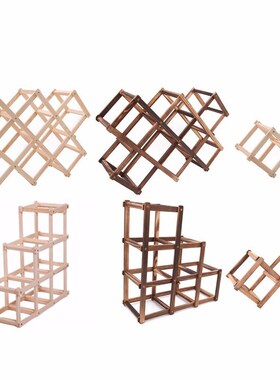 Wooden Red Wine Rack 3/6/10 Bottle Mount Kitchen Holder Exhi