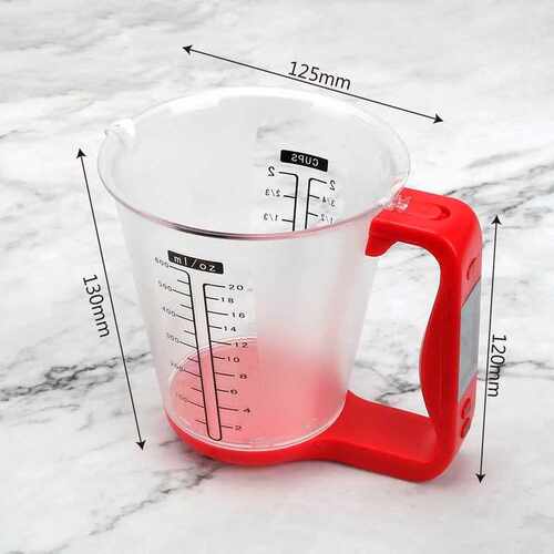 Electronic Measuring Cup Kitchen Scales Digital Beaker Host
