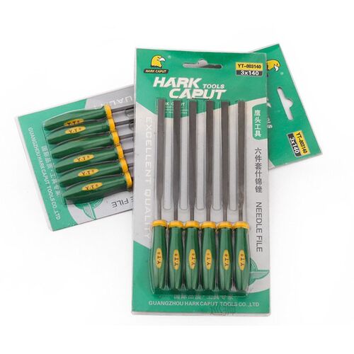 6pcs/set Needle Files 140/160/180mm Metal File Set For Sharp