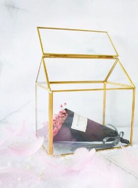 Geometric Glass Decor Terrarium Centerpiece Tabletop