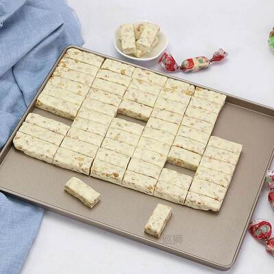 Nougat baking plate mold snowflake crisp nougat cutting baki