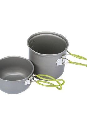 Outdoor Camping Pot Set 1 Person Picnic Barbecue Pot With