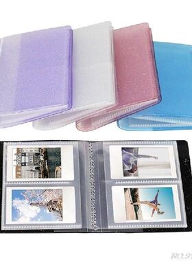 64 Pockets 3 Inch Quicksand Photo Album Mini Instant