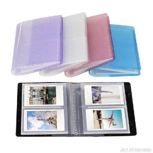 64 Pockets 3 Inch Quicksand Photo Album Mini Instant
