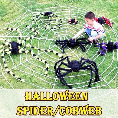 Super Big Plush Spider Black Cashmere Spider Multicolour