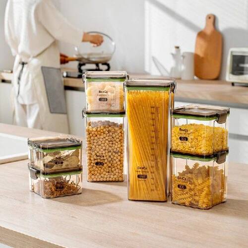 Multi Transparent Airtight Pantry Pasta Box Multigrain