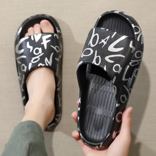 Summer  Women Men's Slippers Flip Flops Sandals Graf