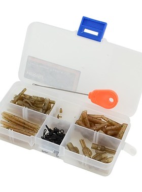 121pcs Carp Terminal Tackle Carp Fishing Safety Lead Clip Se