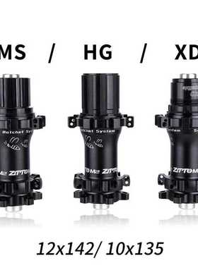 ZTTO MTB 28H Hole Straightpull Bicycle Hub QR Thru Axle HG X