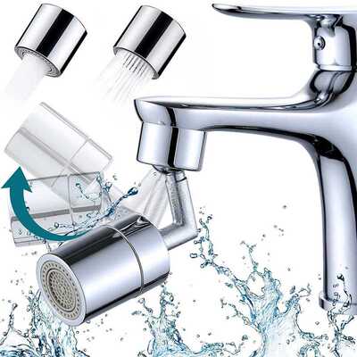 720° Rotatable Universal Splash Filter Faucet Extender A