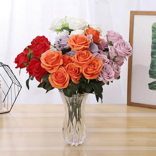 Artificial Rose Dried Flowers Simulation Flower Realistic