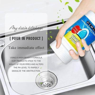 Pipe Dredge Deodorant Drain Cleaners Unclog the kitchen dra