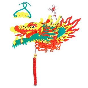 Year Decoration Festival Lantern New Dragon Chinese Paper