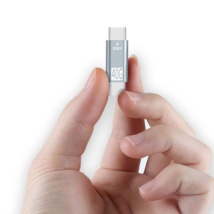 USB 4.0 Type C Adapter USB C 40Gbps Data Sync Adapter Male