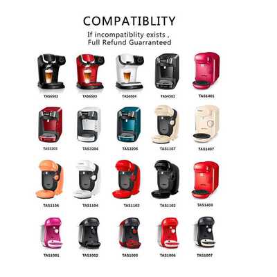 icafilas Coffee Capsules for Bosch-s , Reusable Coffee Filte