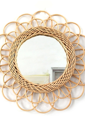 Home Rattan Plaited Art Living Room Nordic Style Makeup