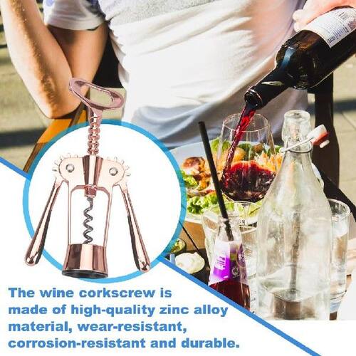 Alloy Wine Opener Stopper Home Bar Corkscrew Professional