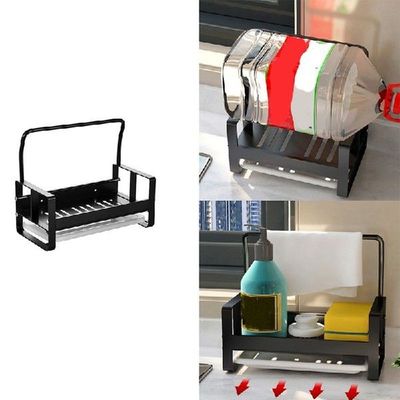 Large Sponge Holder Kitchen Sink Caddy Rack Stand Cleaning