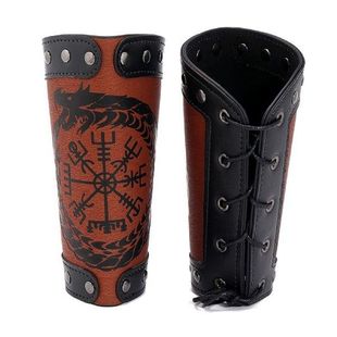 Leather Guards Medieval Arm Gauntlet Armor Cuff