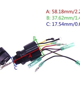 NEW-87-17009A5 Boat Motor Ignition Key Switch For Ou