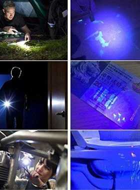 10000LM 2in1 UV Flashlight LED Linternas Torch 395nm Ultravi