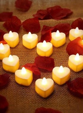 Lilin Dekoratif Hati Romantis Lilin Hari Valentine