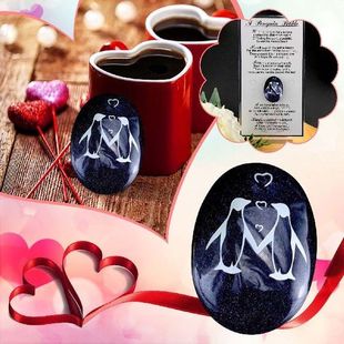 Penguin Resin Active Pocket Stone Assortment Greeting Box