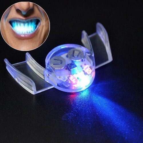 1PC New Hot Funny Halloween Gift LED Light p Mouth Guard Pie