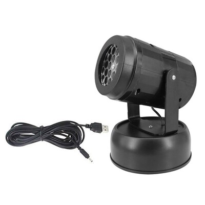 Stage Lights LED Snowflake Light White Snowstorm Projector C