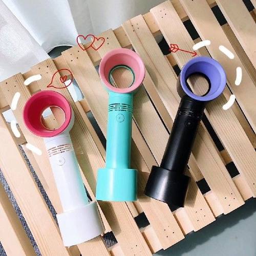 Mini Portable Handheld Bladeless Fan USB Rechargeable 3