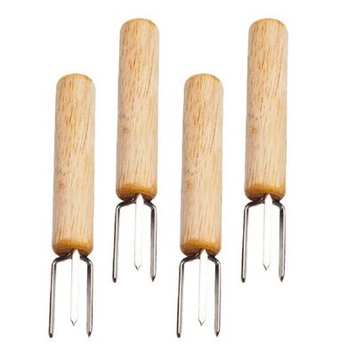 4pcs Corn Fork Sturdy Premium Prime Holder Tool Fork for
