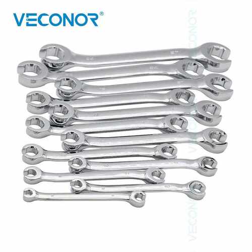 12pcs Oil Pipe Flare Nut Wrench Key Set Tools of Nut Spanne